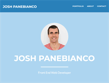 Tablet Screenshot of joshpanebianco.com